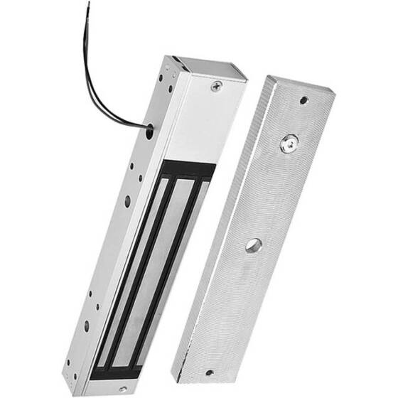 Glue Waterproof 280KG DC12V/500-600MA Two-Wire Magnetic Lock Left Outlet - 1