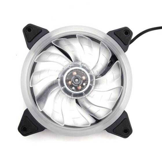 Green 12025 DC12V LED Silent Double Aperture Mute Exhaust Cooling Fan With 33 Light Size:120x120x25mm - 5