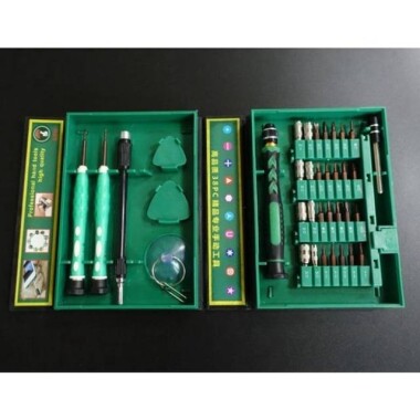 Green 38 in 1 S2 Screwdriver Set - Plastic Box - 4