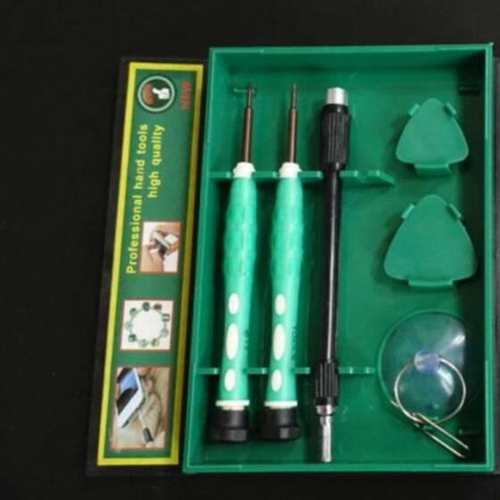 Green 38 in 1 S2 Screwdriver Set - Plastic Box - 6