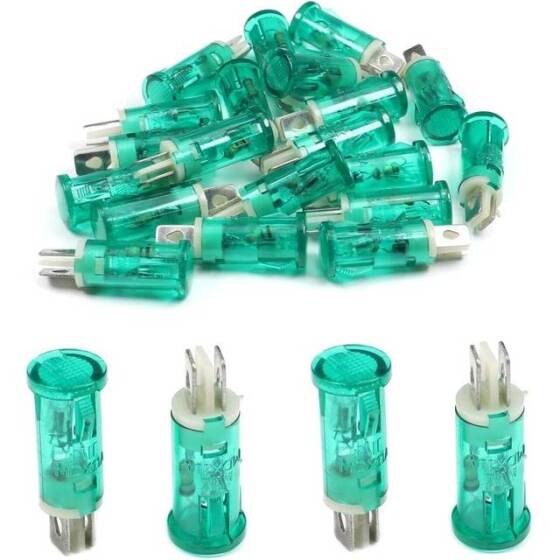 Green AC220V MDX-11A Butterfly Type Indicator Light - 1