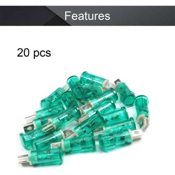 Green AC220V MDX-11A Butterfly Type Indicator Light - 4