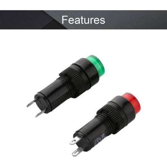 Green AC/DC36V NXD-211 Small LED Signal Indicator Light - 3