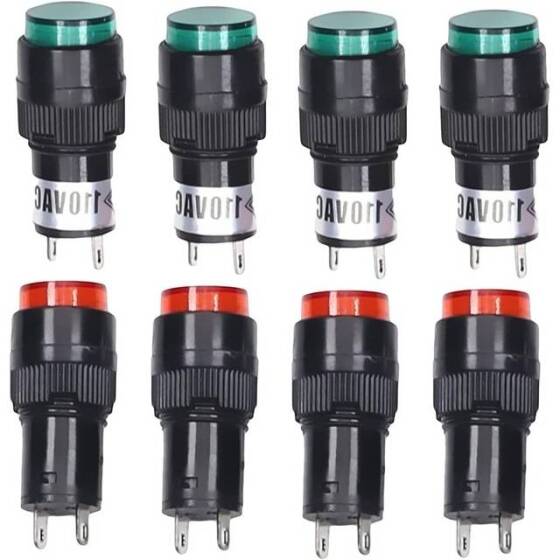 Green AC/DC36V NXD-212 Small LED Signal Indicator Light - 1