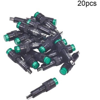 Green AC/DC36V NXD-215 Small LED Signal Indicator Light - 2