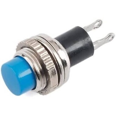 Green DS-316 10mm Lock-Free Momentary Self-Reset Small Push Button Switch - 3