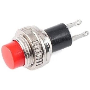 Green DS-316 10mm Lock-Free Momentary Self-Reset Small Push Button Switch - 5