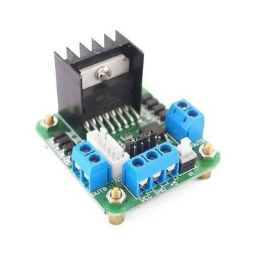 Green L298N Dual H Bridge DC Stepper Motor Board - 1