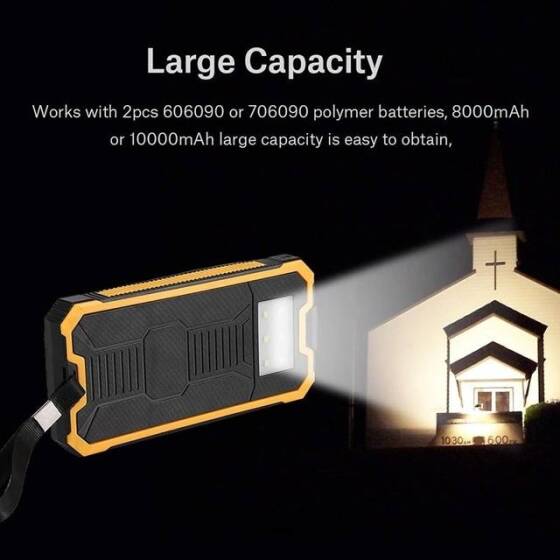 Green Removable Solar Energy Charger Quick Charge 2000MA With 6 Boards - 4