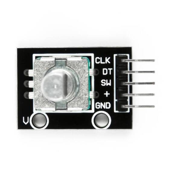 Green Rotary Encoder Module for Arduino With Demo Code - 1