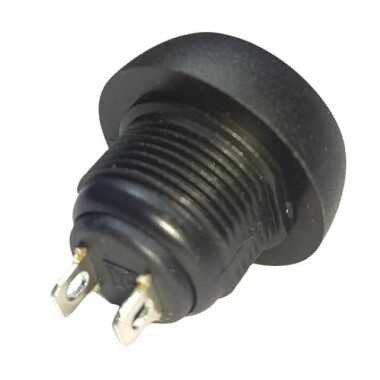 Green Waterproof PBS-33B 12mm 2 PIN Self-Reset Mini Round Push Button - 5
