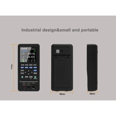Hantek 1833C 100Hz To 100kHz Handheld Digital LCR Meter US Plug With Battery - 4