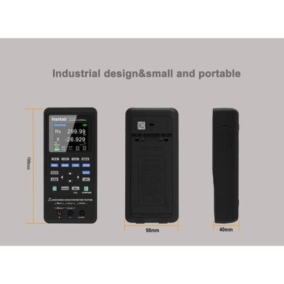 Hantek 1833C 100Hz To 100kHz Handheld Digital LCR Meter US Plug With Battery - 4