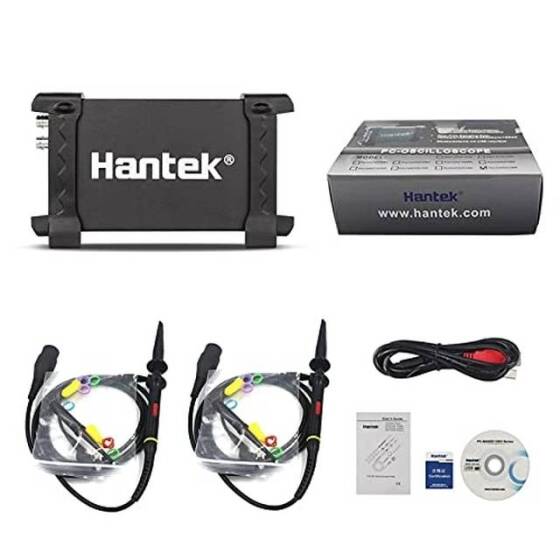 Hantek 6022BE Laptop PC USB Digital Storage Virtual Oscilloscope 2 Channels 20Mhz - 1