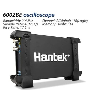 Hantek 6022BE Laptop PC USB Digital Storage Virtual Oscilloscope 2 Channels 20Mhz - 2