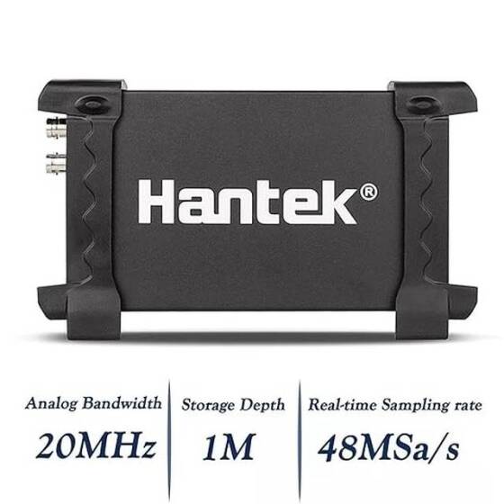 Hantek 6022BE Laptop PC USB Digital Storage Virtual Oscilloscope 2 Channels 20Mhz - 5