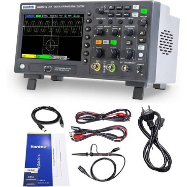 Hantek DSO2D15 150Mhz 2CH Signal Generation Oscilloscope With Signal Source EU Plug - 1