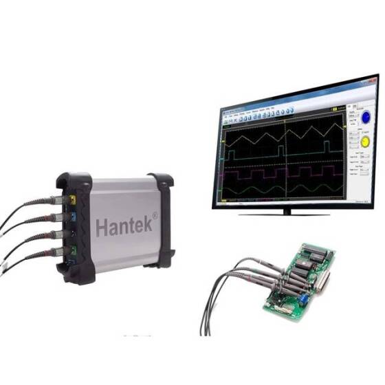 Hantek DSO3104A 100MHz USB Virtual Oscilloscope 4Channels With 16CHs Logic Analyzer - 1
