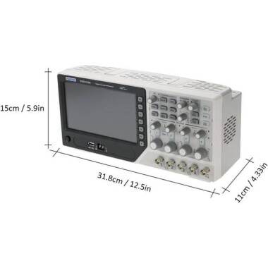 Hantek DSO4104B 4CH Storage Oscilloscope 100MHz UK Plug - 2