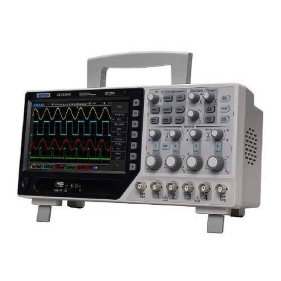 Hantek DSO4254C 250MHz 4CH Storage Oscilloscope With Signal Source US Plug - 1