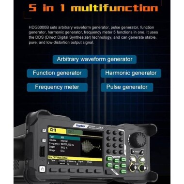 Hantek HDG3022B 25MHz 2 Kanal Function Signal Generator EU Plug - 4