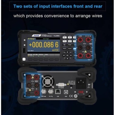 HANTEK HDM3055 5 1/2 Digital DeskTop Multimeter A Single Front Panel UK Plug Interface:USB-232-485 - 2