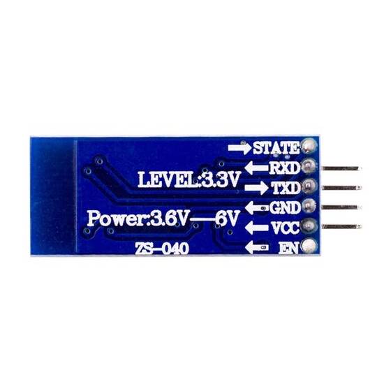 HC-05 4 Pin Bluetooth Module (Master+Slave) Without Button - 7