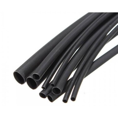 Heat Shrink Tubing 4mm Black 1Meter - 1