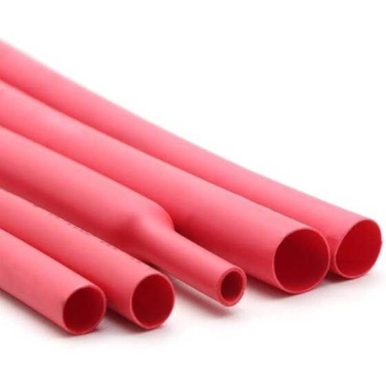 Heat Shrink Tubing 4mm Red 1Meter - 1