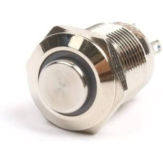 High Head 12mm 110-220V Waterproof Momentary Self-Reset Metal Push Button Switch With Red Led Light - 5