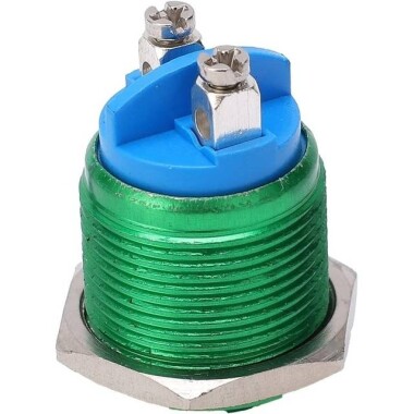 High Head 19mm Waterproof Self-Resert Metal Push Button Switch Without Light - 5