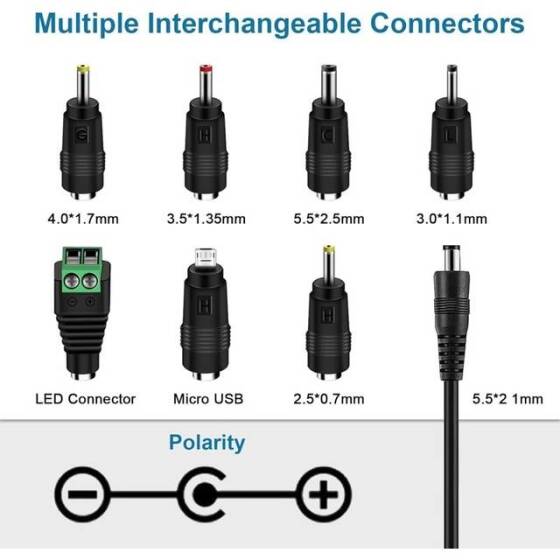 High Quality Full Amperes 12.6V 500MA Lithium Battery Charger US Plug - 3