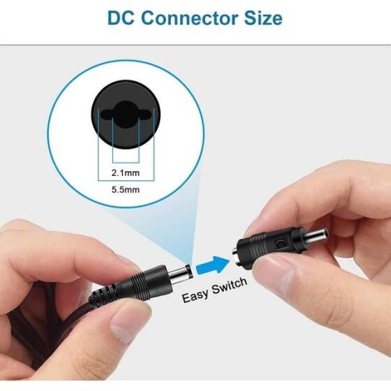 High Quality Full Amperes 12.6V 500MA Lithium Battery Charger US Plug - 5