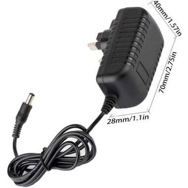 High Quality Full Amperes 12V 1A UK Plug Adapter - 2