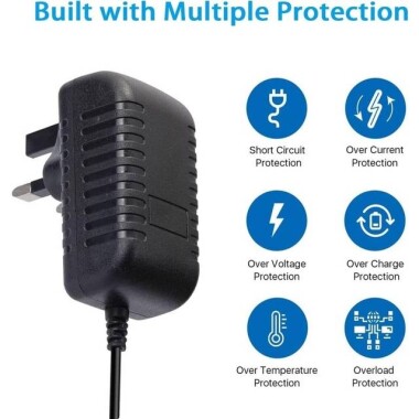 High Quality Full Amperes 12V 1A UK Plug Adapter - 4