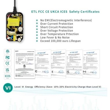 High Quality Full Amperes 12V 2.5A US Plug Adapter - 5