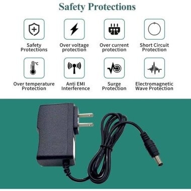 High Quality Full Amperes 12V 500MA US Plug Adapter - 4