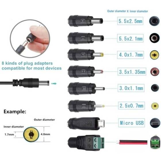 High Quality Full Amperes 15V 1.5A US Plug Adapter - 2