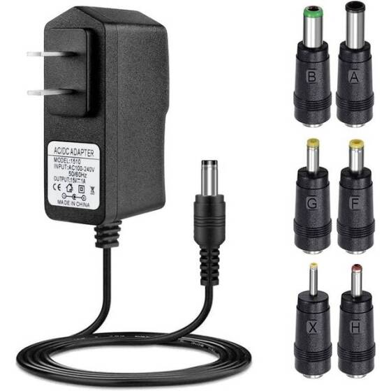 High Quality Full Amperes 15V 1A EU Plug Adapter - 1