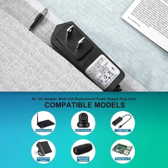 High Quality Full Amperes 15V 1A EU Plug Adapter - 5