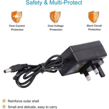 High Quality Full Amperes 15V 2A UK Plug Adapter - 4