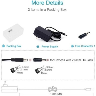 High Quality Full Amperes 15V 2A US Plug Adapter - 5