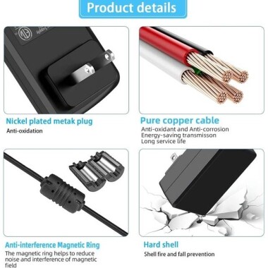 High Quality Full Amperes 16.8V 0.8A EU Lithium Battery Charger - 4