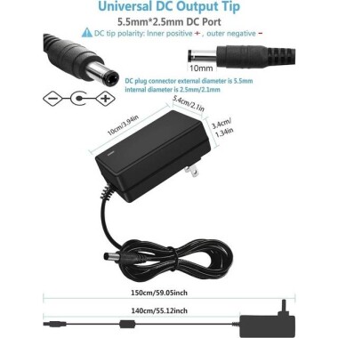 High Quality Full Amperes 24V 2A US Plug Adapter - 3