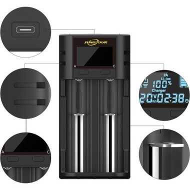 High Quality Full Amperes 4.2V 1A Lithium Battery Charger UK Plug - 2