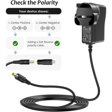 High Quality Full Amperes 5V 1.5A UK Plug Adapter - 4