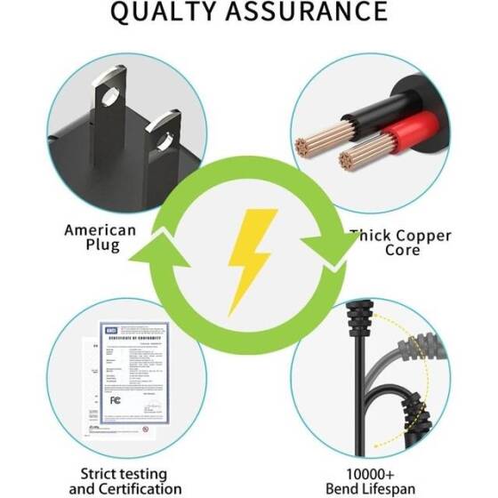 High Quality Full Amperes 5V 3A US Plug Adapter - 3
