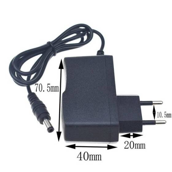 High Quality Full Amperes 6V 1A EU Plug Adapter - 2