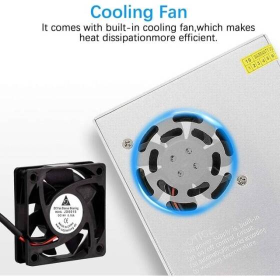 High Quality Power Supply 360W 24V 15A With Fan - 3
