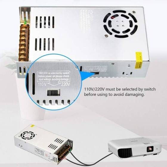 High Quality Power Supply 360W 24V 15A With Fan - 4